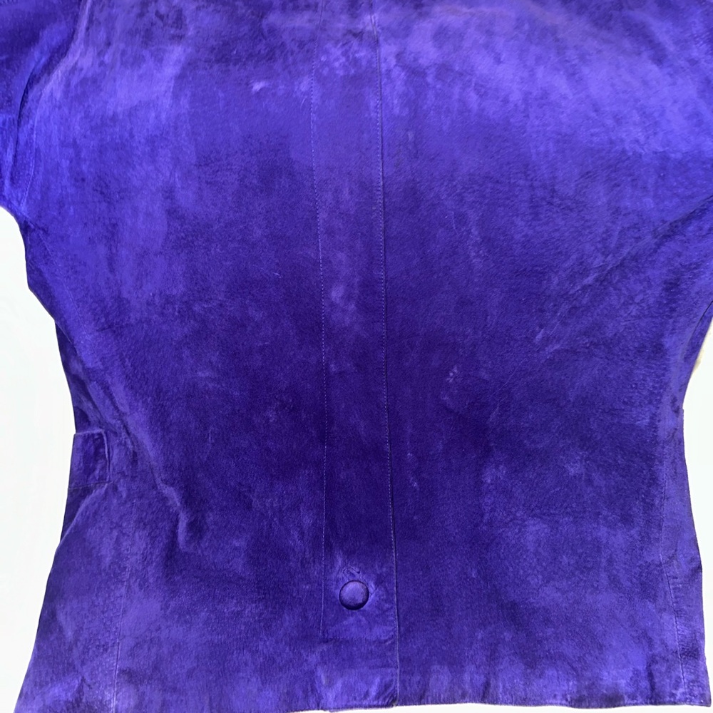 G3 Leather Designs Women's Purple Oversized Jacket/Coat - Picture 5 of 9